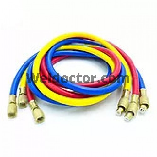 3PCS Colour Hose Set (Refrigerant Charging Hose For Manifold Gauge Set)